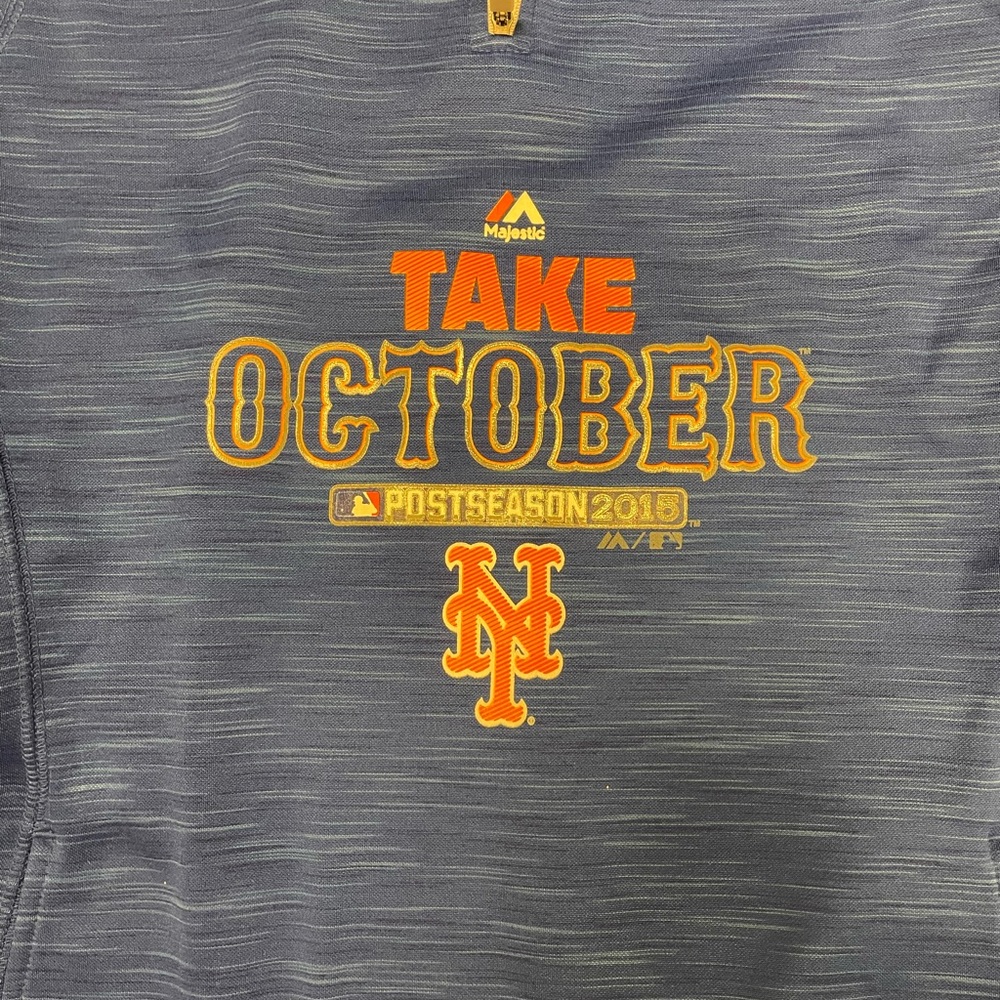 Majestic Women’s NY Mets 1/4 Zip Therma Fleece size Medium - Picture 3 of 9